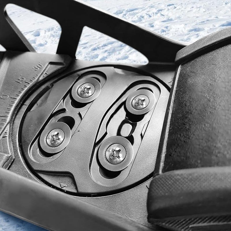 Adnee 64Pcs Snowboard Binding Screw Set - Snowboarding Mounting Screws with Snowboarding Screw Washers - Snowboard Screw Fixed Accessories for Ski Outdoor Sport Parts Replacement - Image 3